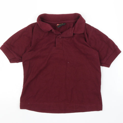 Cotton Ridge Boys Purple   Basic Polo Size 3 Years