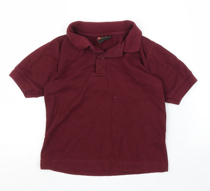Cotton Ridge Boys Purple   Basic Polo Size 3 Years