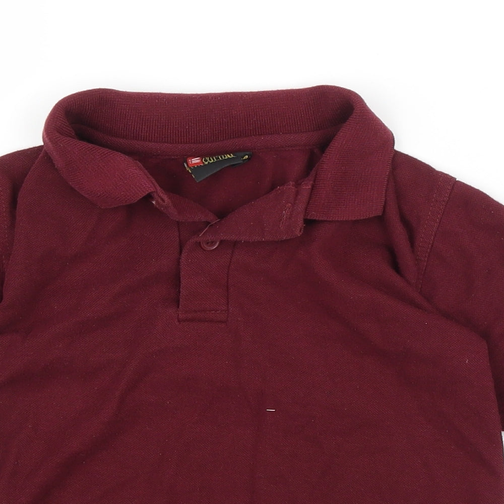 Cotton Ridge Boys Purple   Basic Polo Size 3 Years