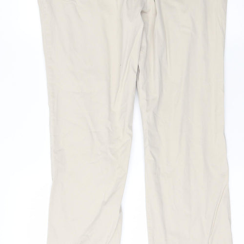 TU Womens Beige   Sweatpants Trousers Size 14 L33 in