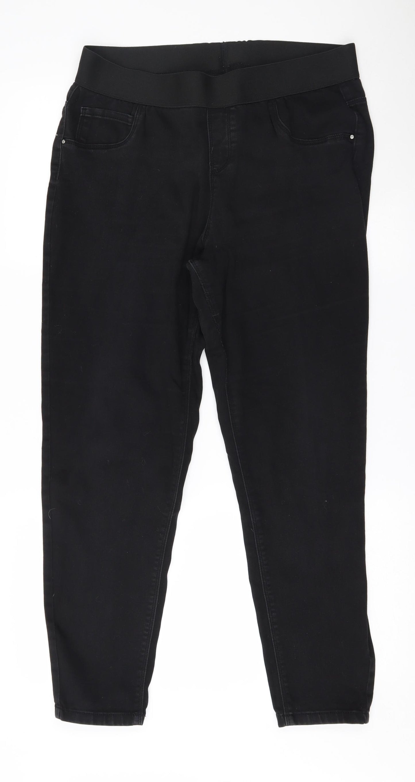 George Womens Black   Jegging Trousers Size 16 L27 in