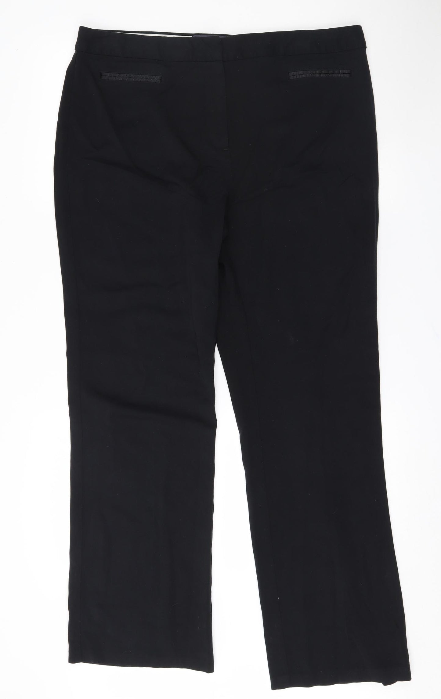 Marks and Spencer Womens Black   Trousers  Size 16 L30 in