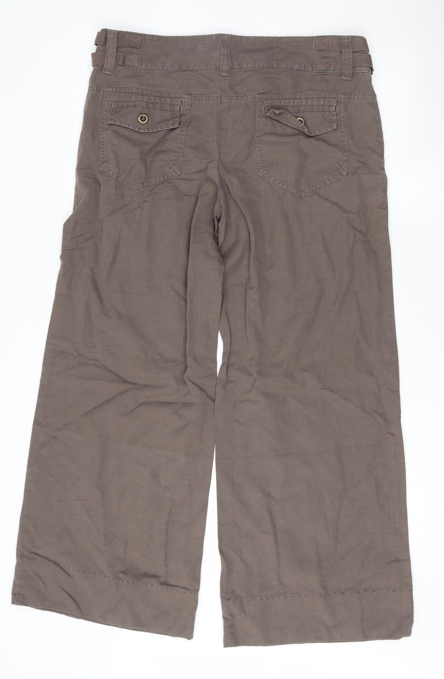 NEXT Womens Brown   Trousers  Size 14 L30 in