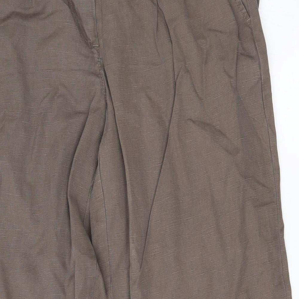 NEXT Womens Brown   Trousers  Size 14 L30 in