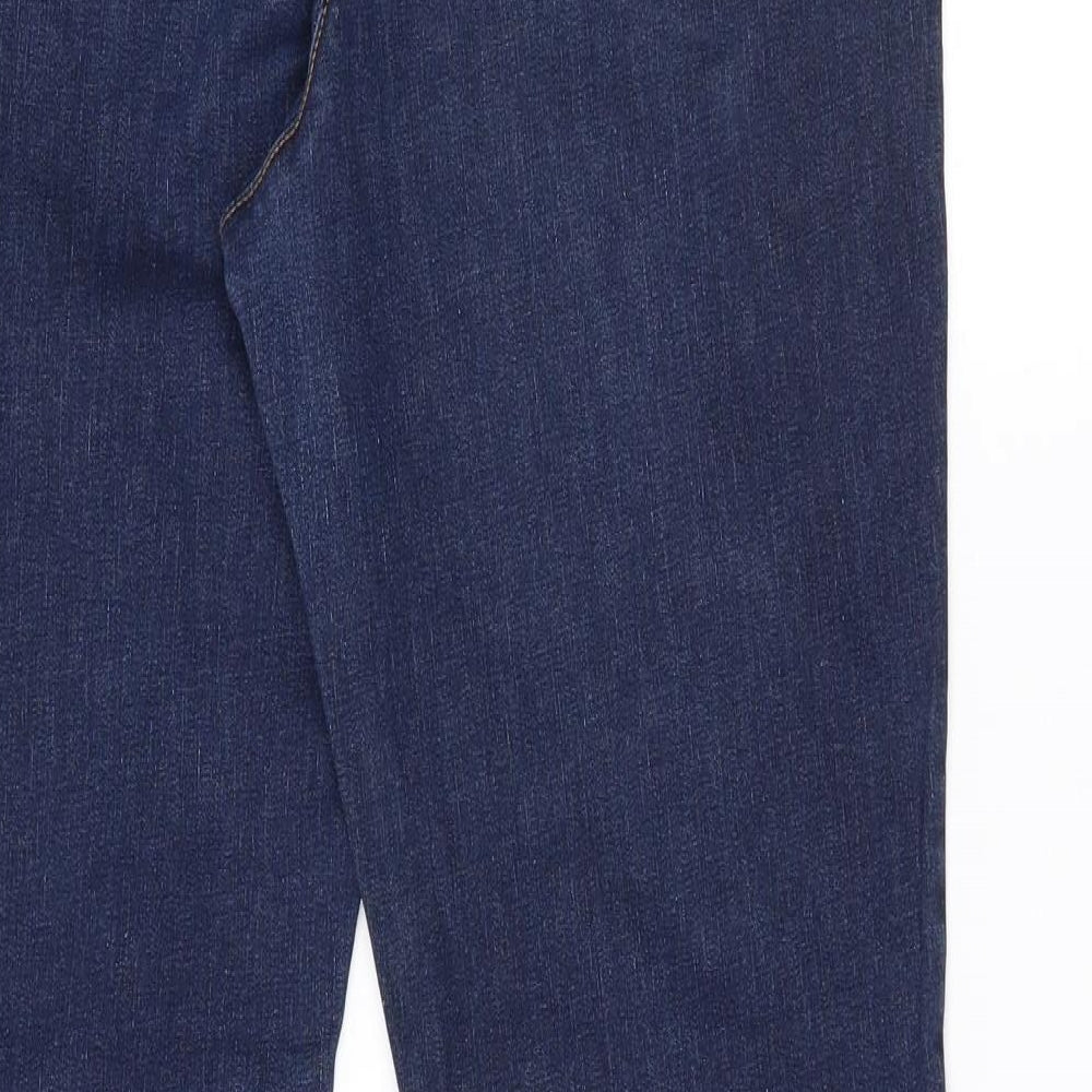 Marks and Spencer Womens Blue   Bootcut Jeans Size 16 L31 in