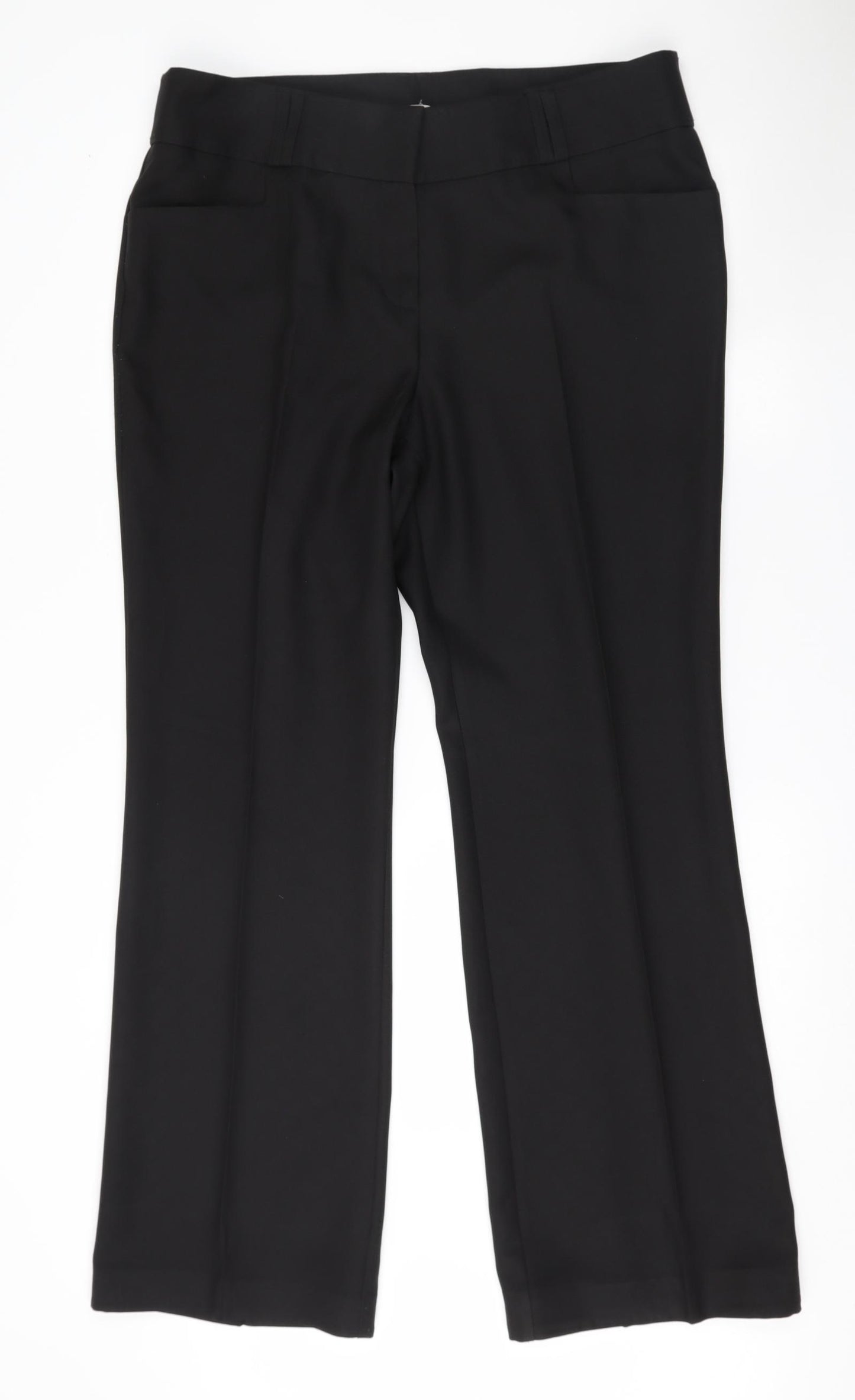 TU Womens Black   Trousers  Size 16 L32 in