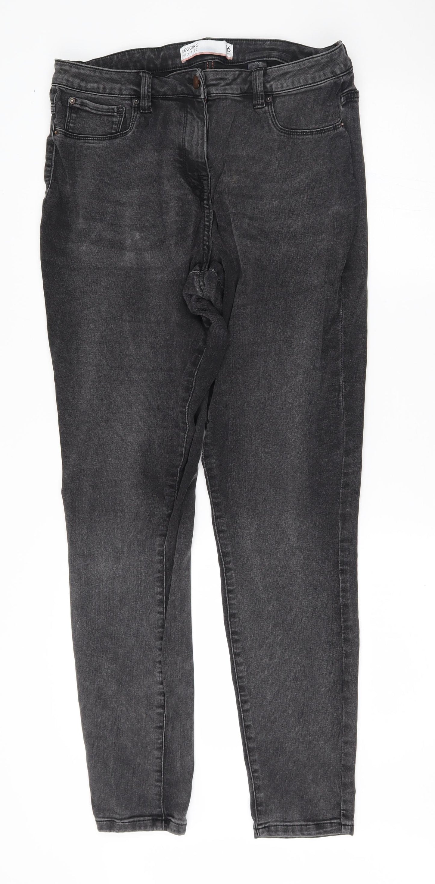 NEXT Womens Black   Jegging Trousers Size 16 L29 in