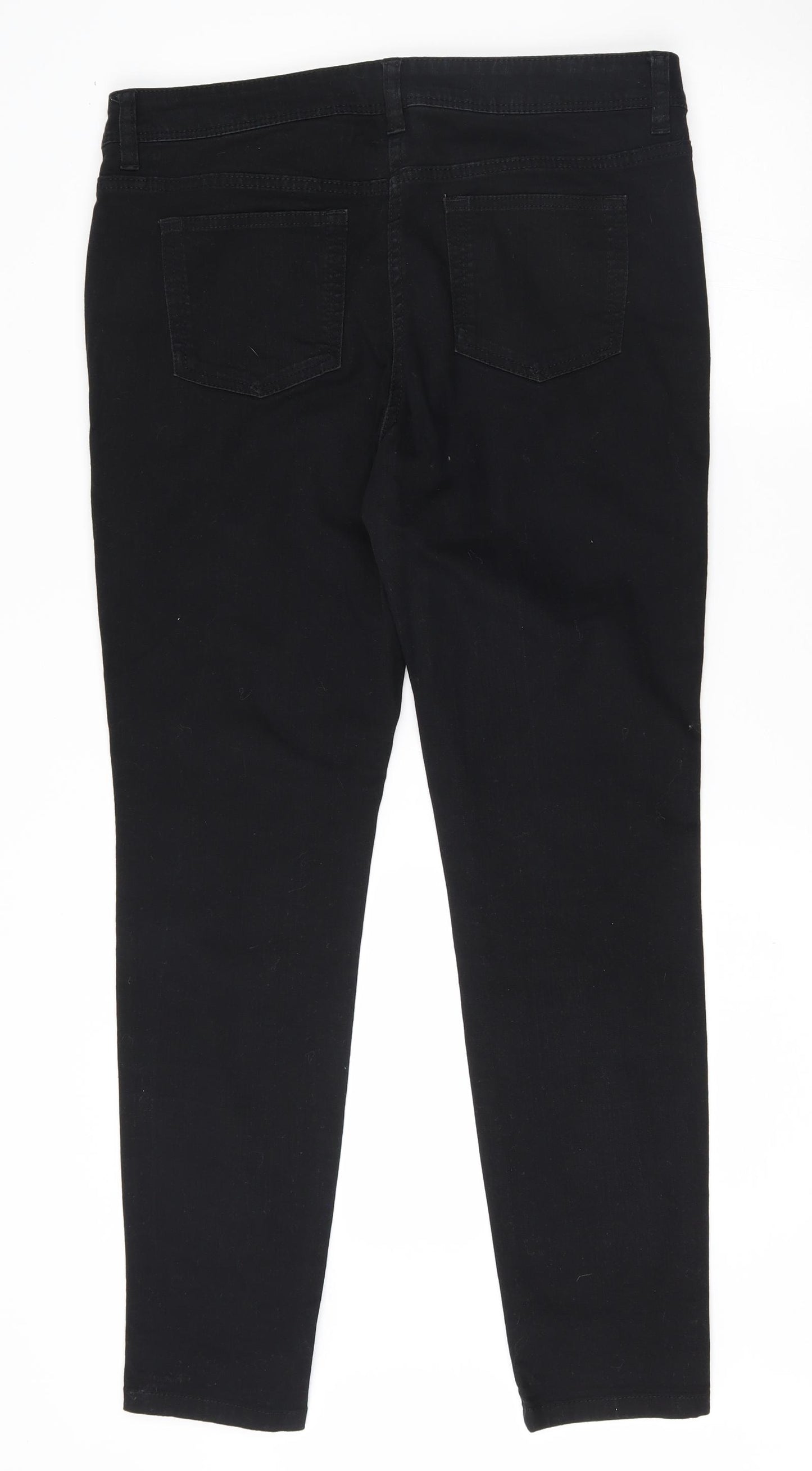 NEXT Womens Black   Skinny Jeans Size 14 L29 in