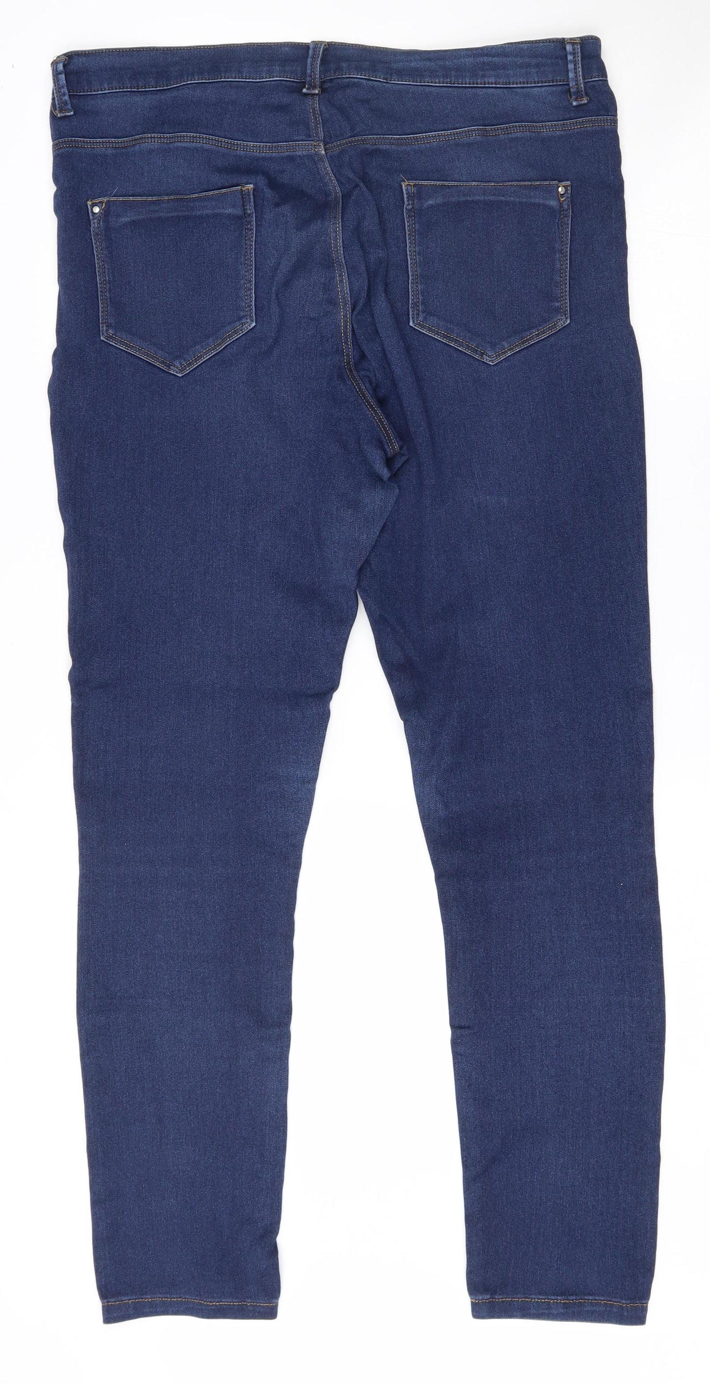 Dorothy Perkins Womens Blue   Jegging Trousers Size 16 L29 in