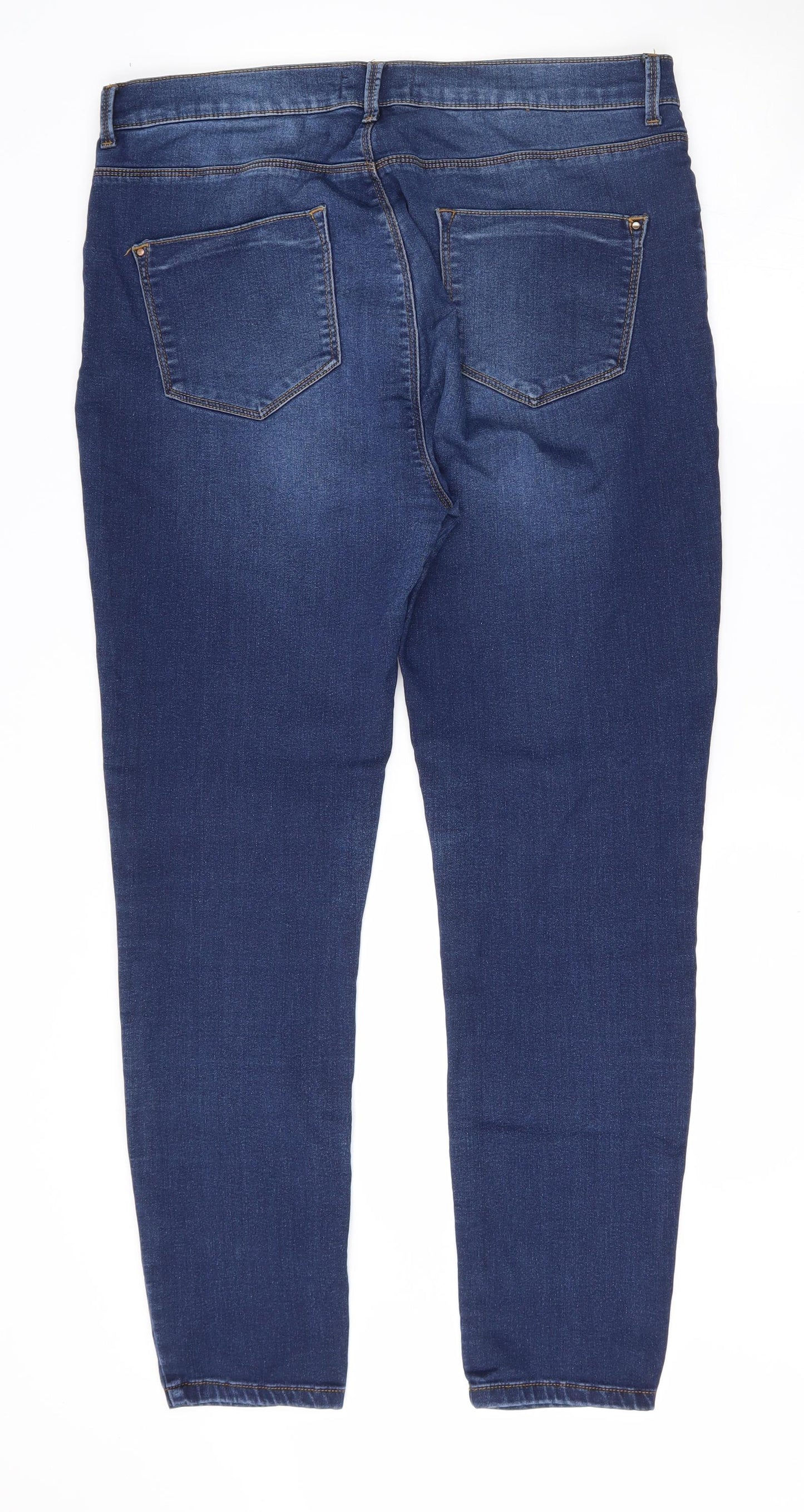 Dorothy Perkins Womens Blue   Jegging Trousers Size 16 L28 in