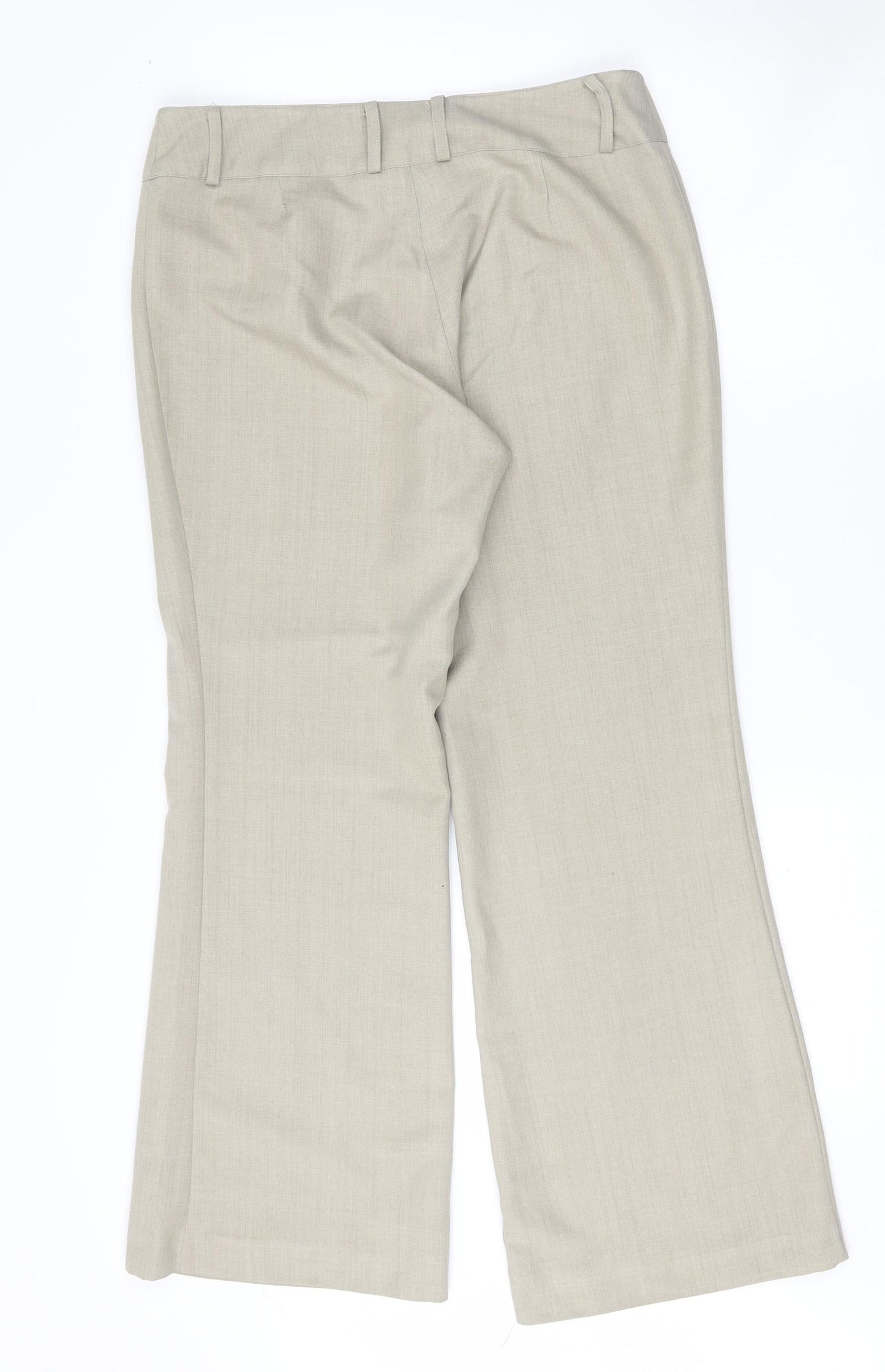 F&F Womens Beige   Trousers  Size 10 L29 in