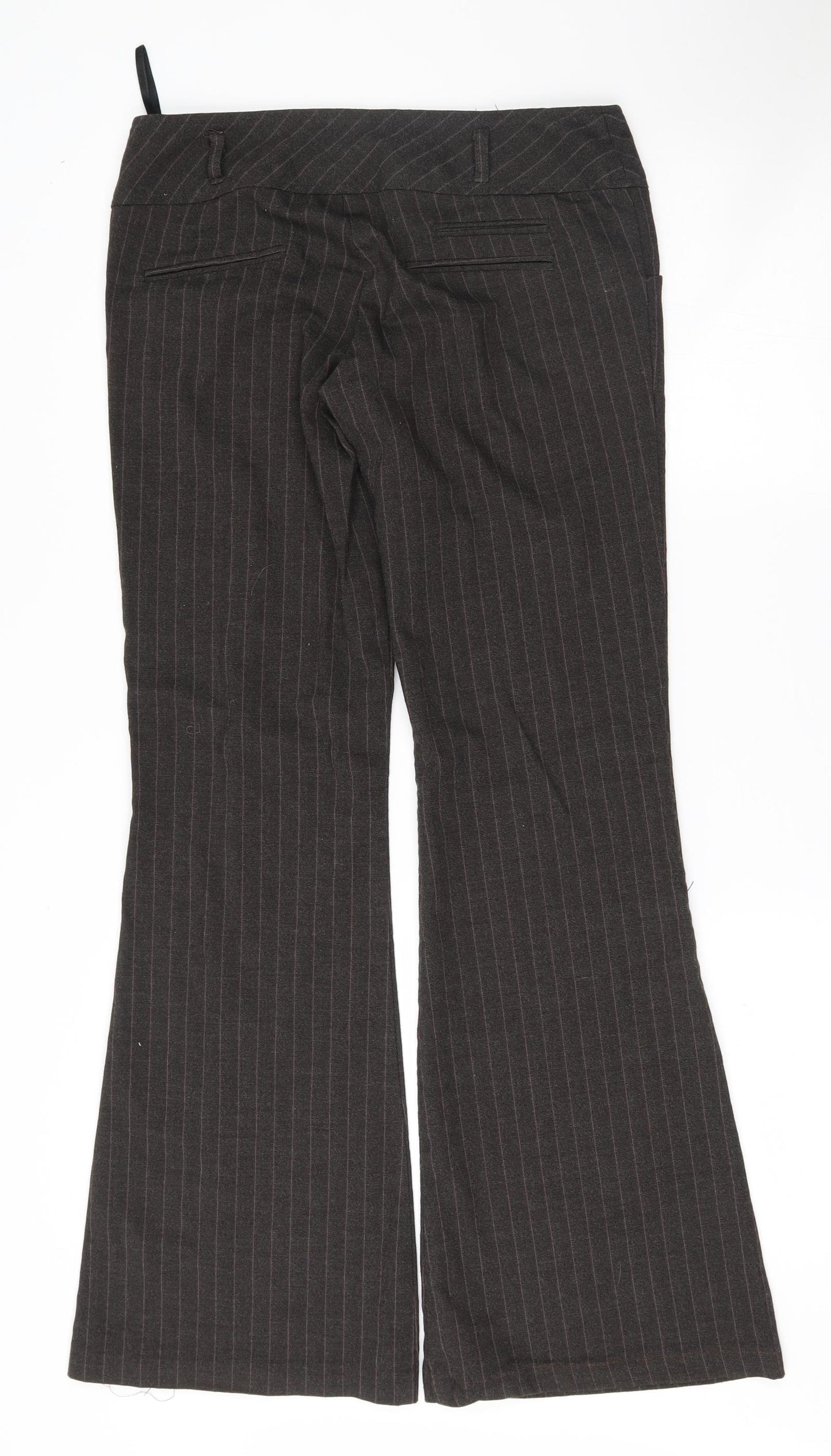 New Look Womens Grey   Trousers  Size 10 L31.5 in