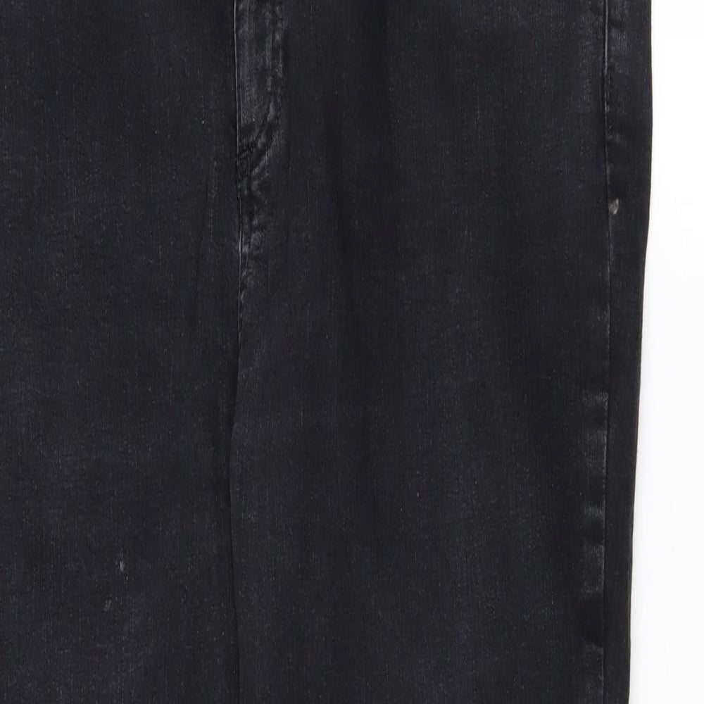 Very  Womens Black   Mom Jeans Size 18 L27.5 in