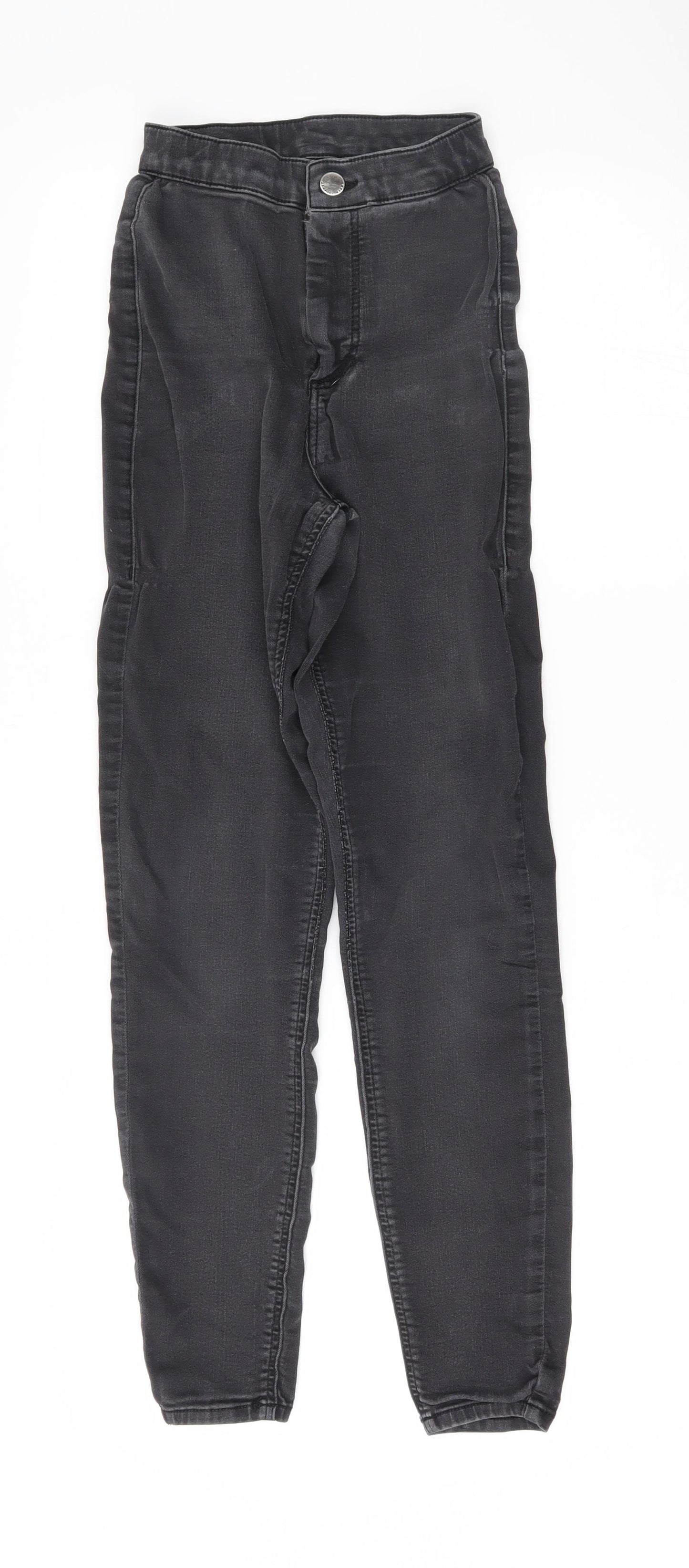 Topshop Womens Black   Skinny Jeans Size 25 L30 in