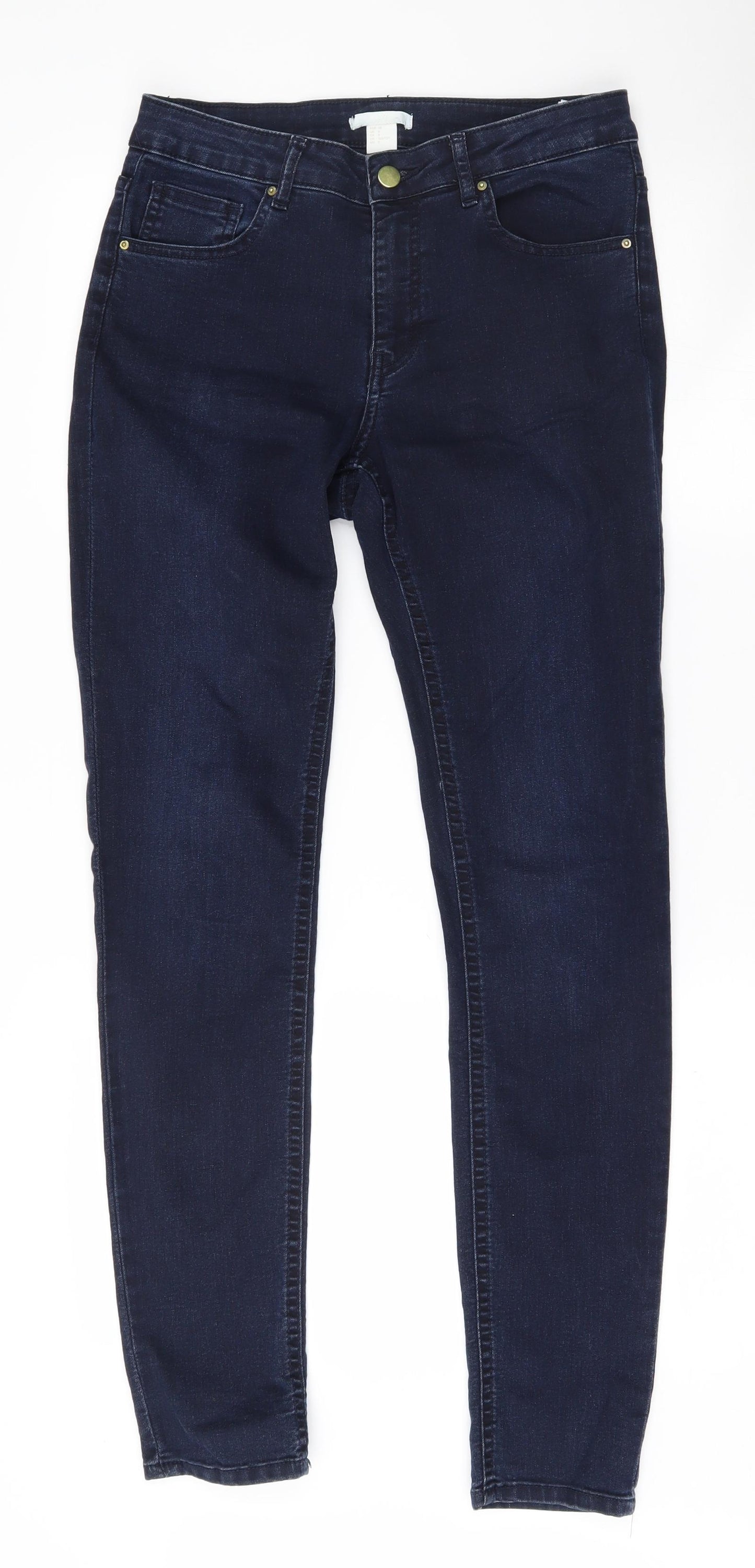 H&M Womens Blue   Skinny Jeans Size 38 L29.5 in