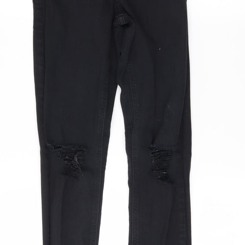 Topshop Womens Black   Skinny Jeans Size 26 L30 in