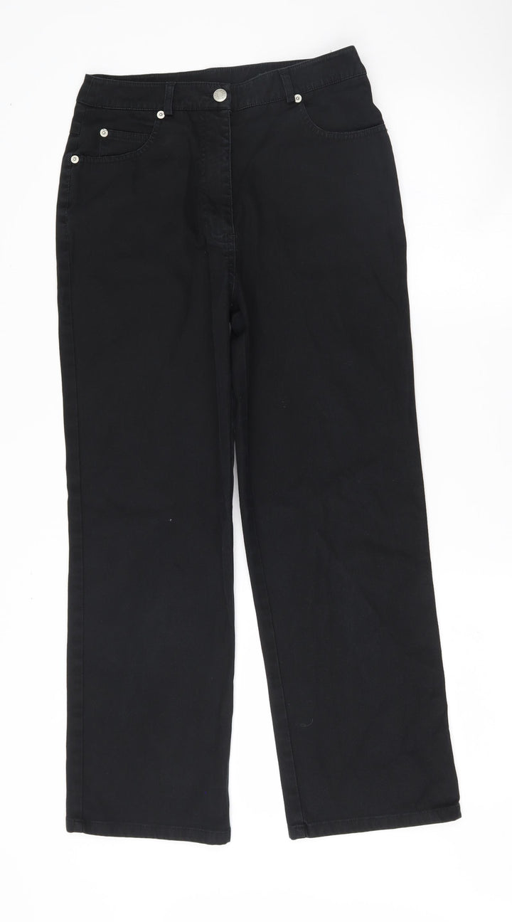 Essential Womens Beige   Straight Jeans Size 10 L25.5 in