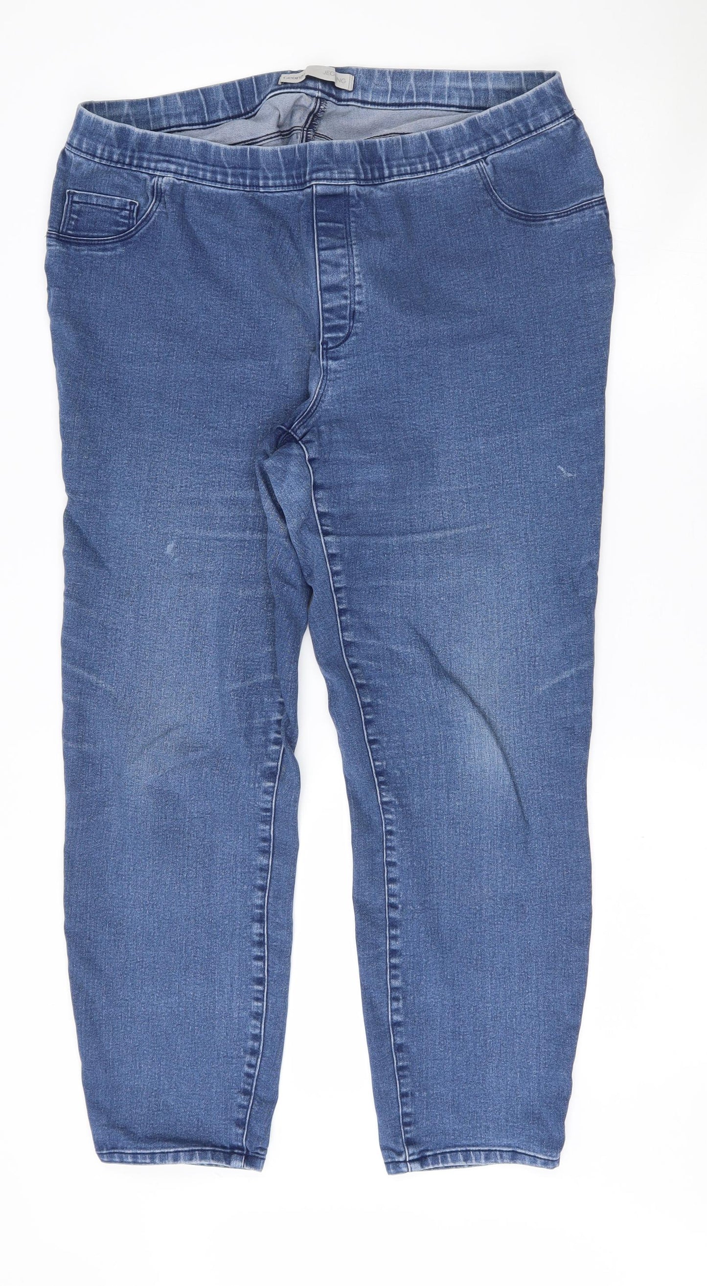 George Womens Blue   Jegging Trousers Size 18 L27 in