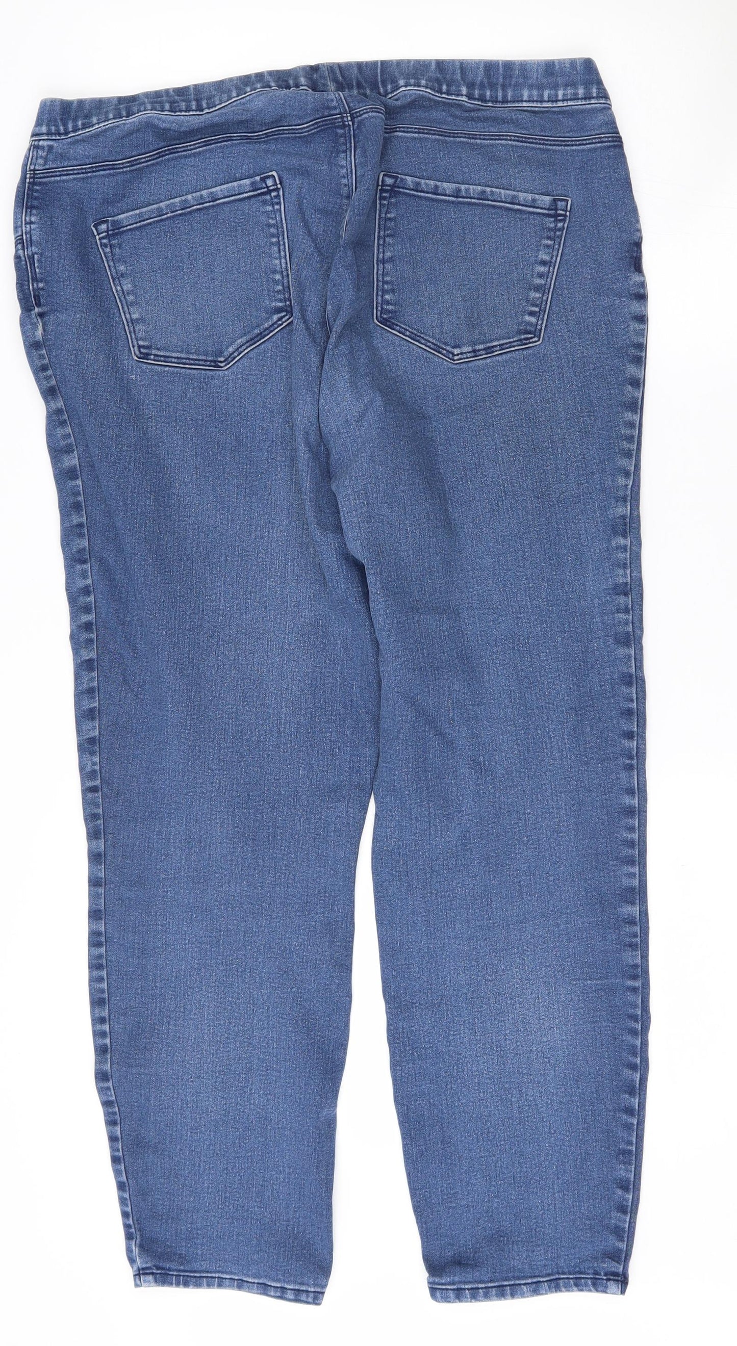 George Womens Blue   Jegging Trousers Size 18 L27 in