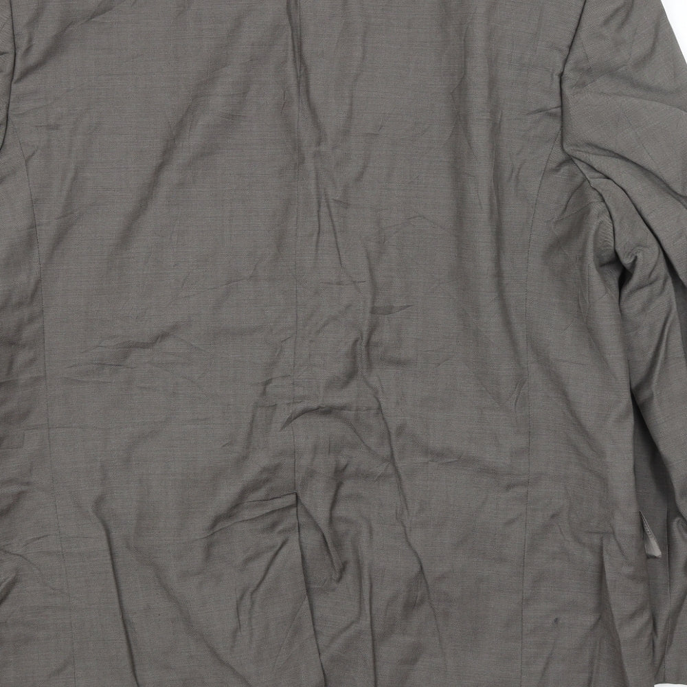 M&S Mens Grey   Jacket Blazer Size XL