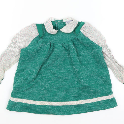Mothercare Baby Green   Fit & Flare  Size 12 Months