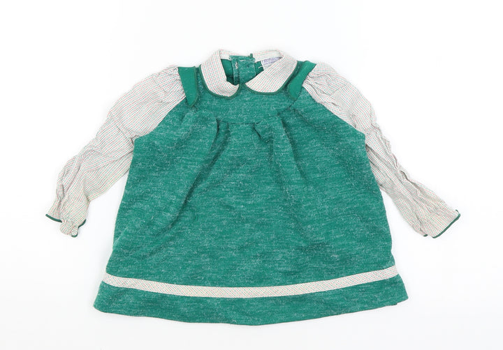 Mothercare Baby Green   Fit & Flare  Size 12 Months