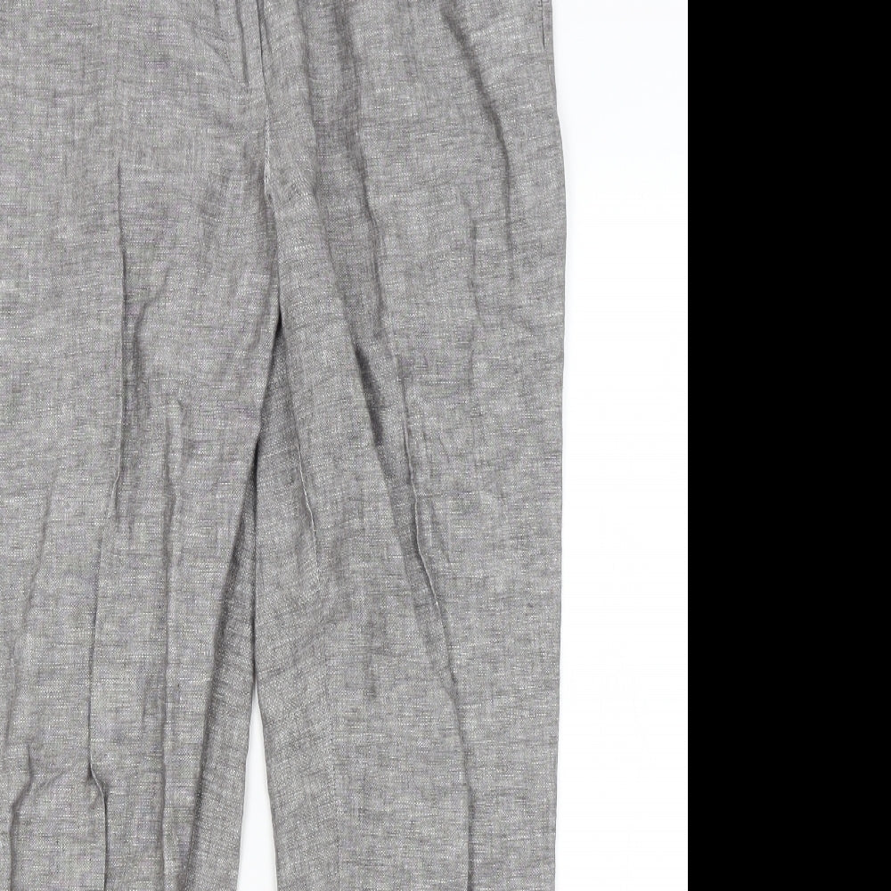 Papaya Womens Grey   Trousers  Size 12 L26 in