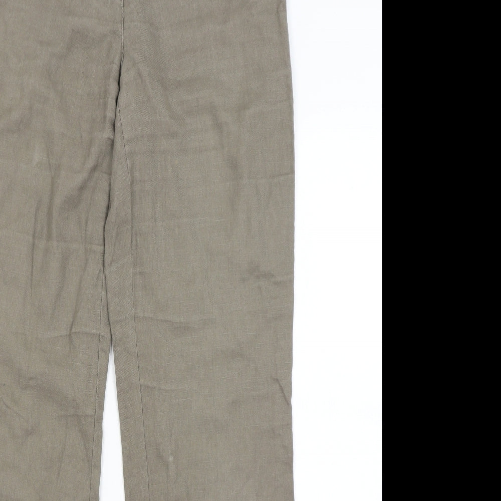 Garduer Womens Green   Trousers  Size 10 L32 in