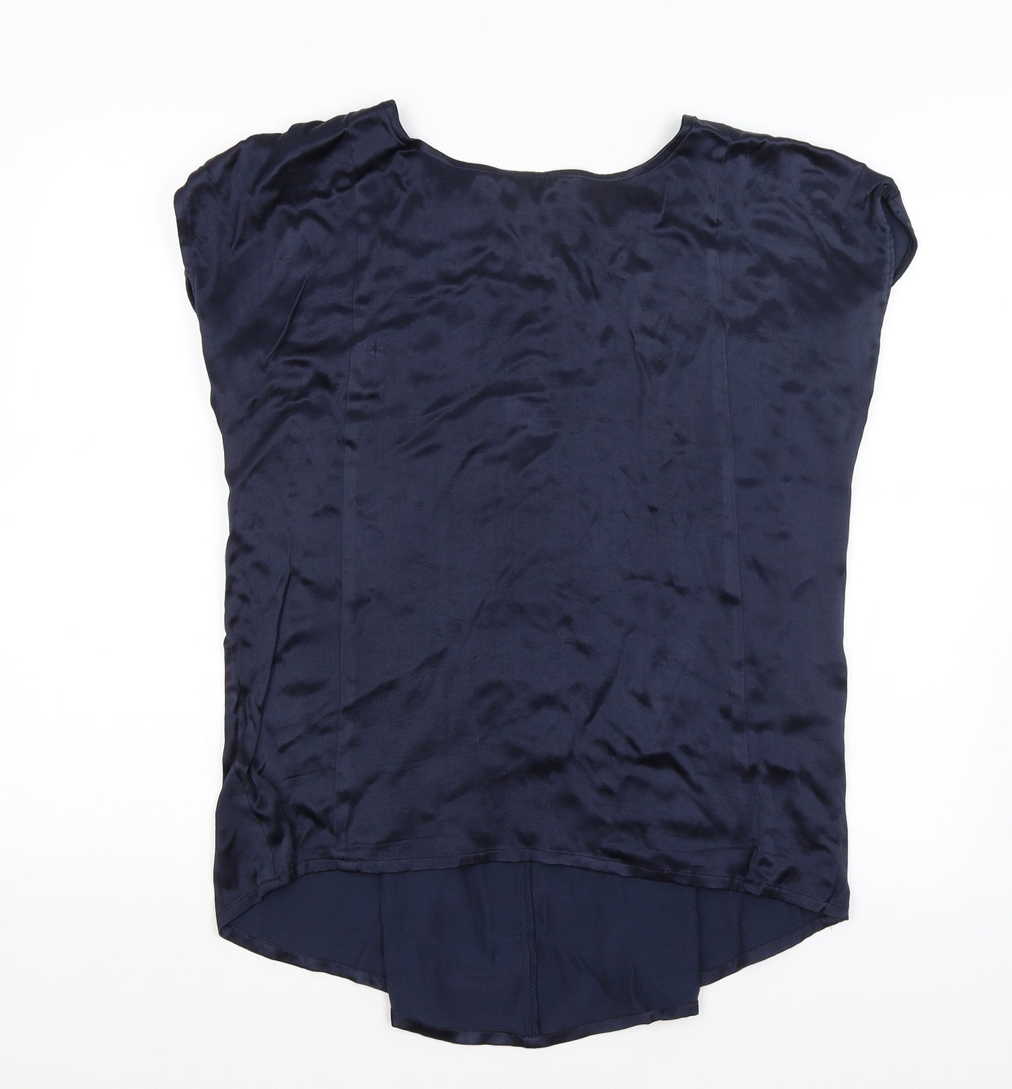 One Two Womens Blue   Basic T-Shirt Size 14