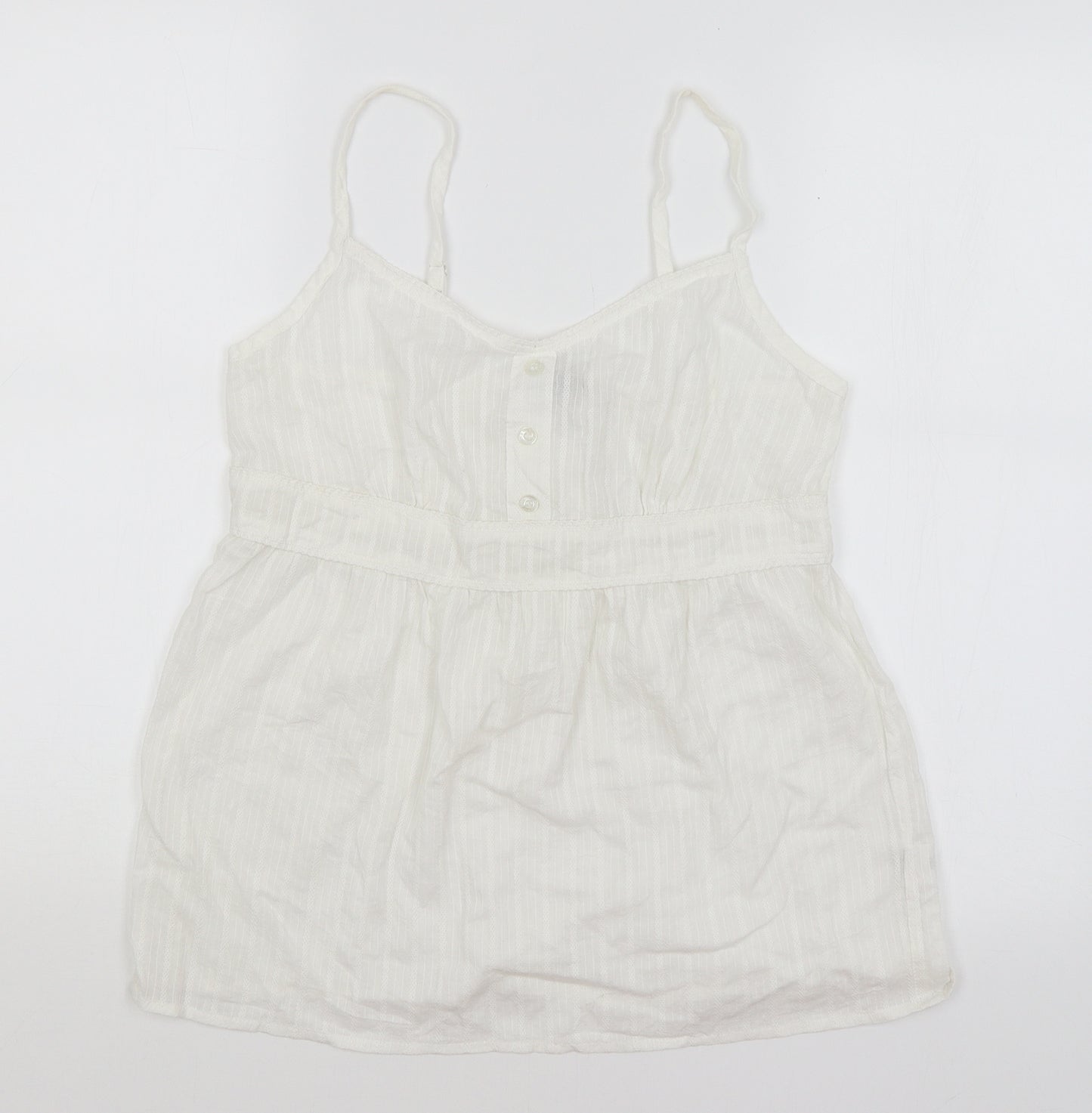 F&F Womens White   Camisole Tank Size 14