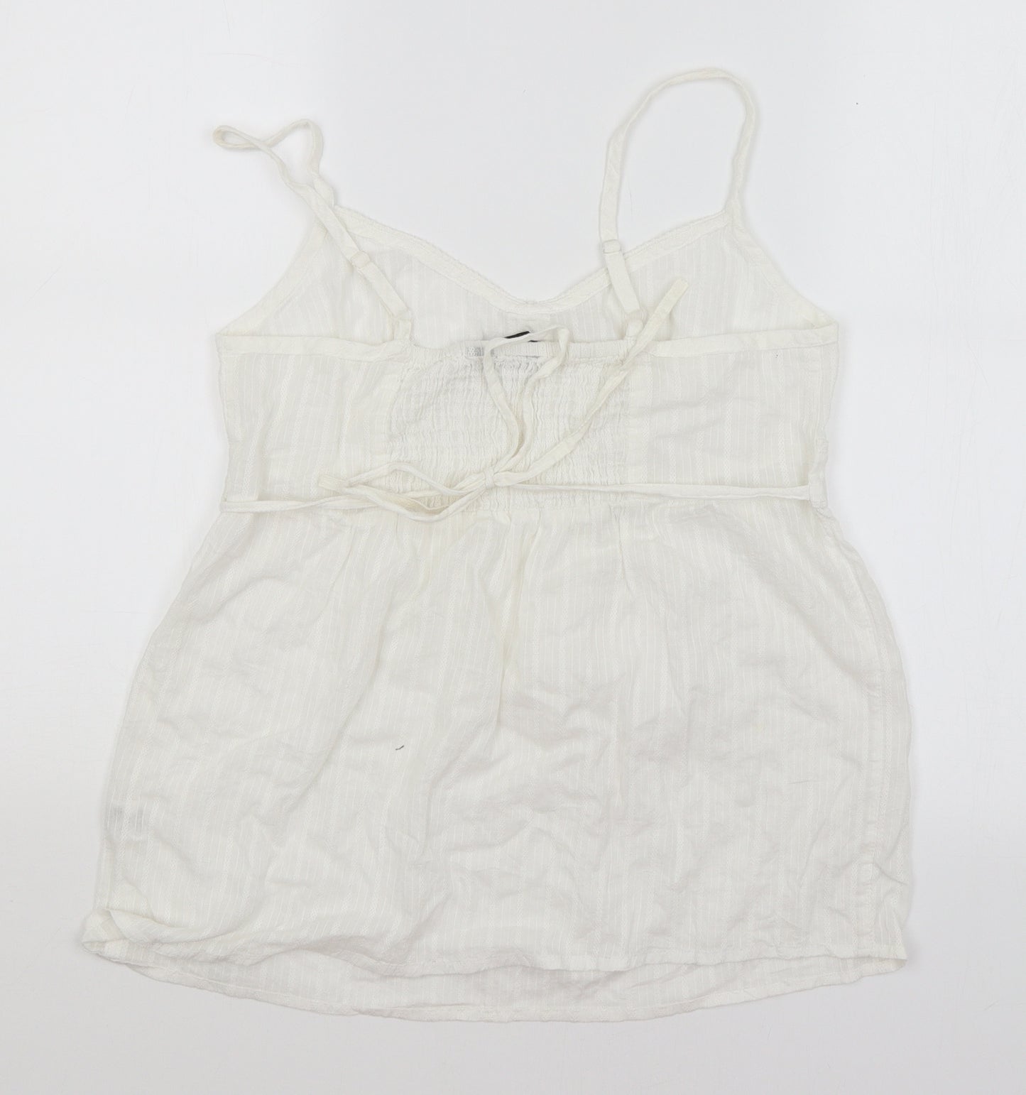 F&F Womens White   Camisole Tank Size 14