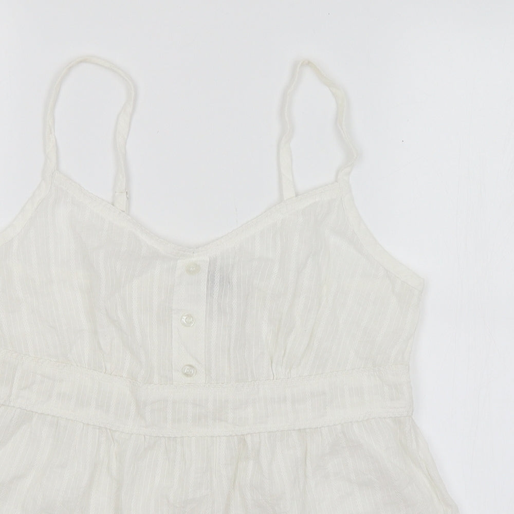 F&F Womens White   Camisole Tank Size 14