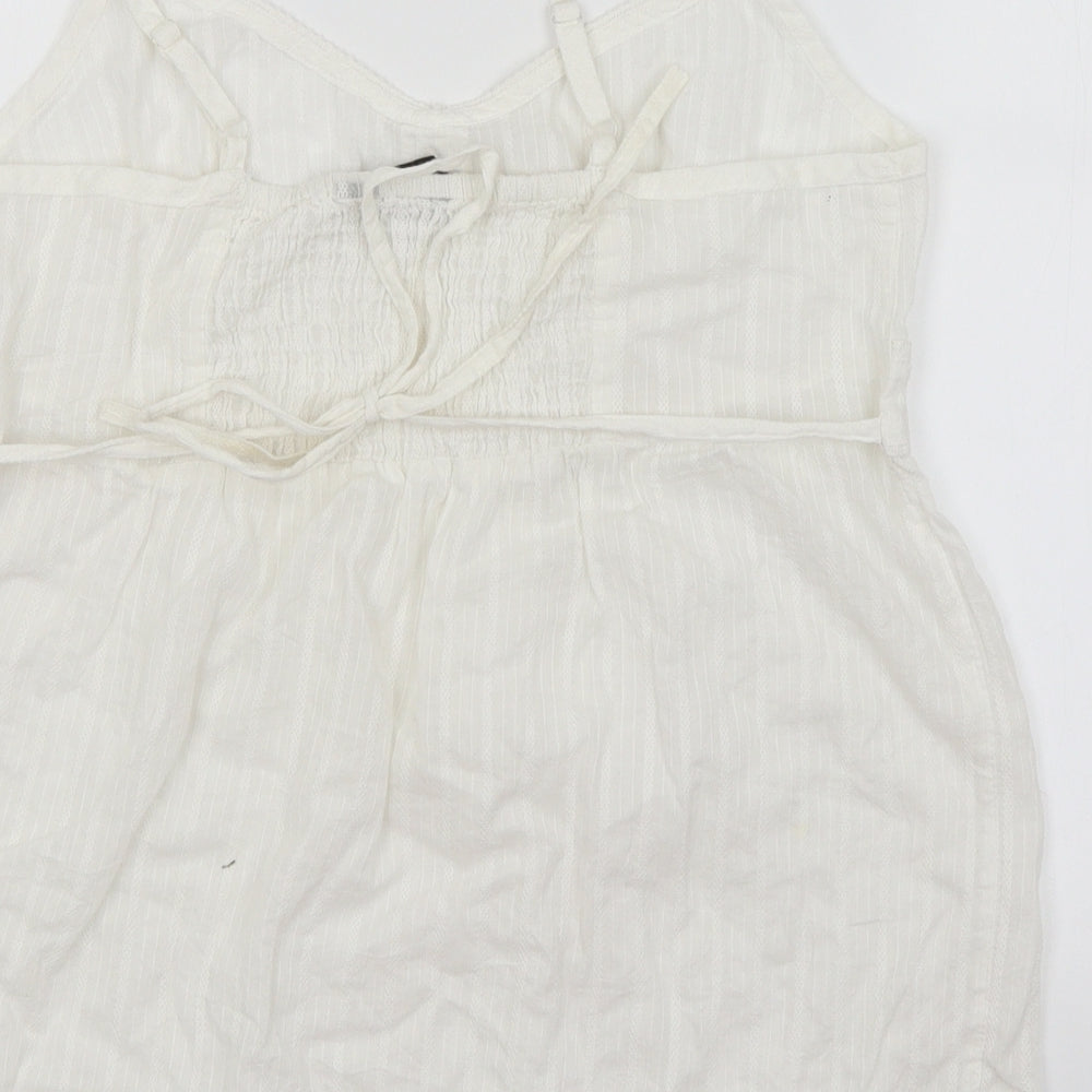 F&F Womens White   Camisole Tank Size 14