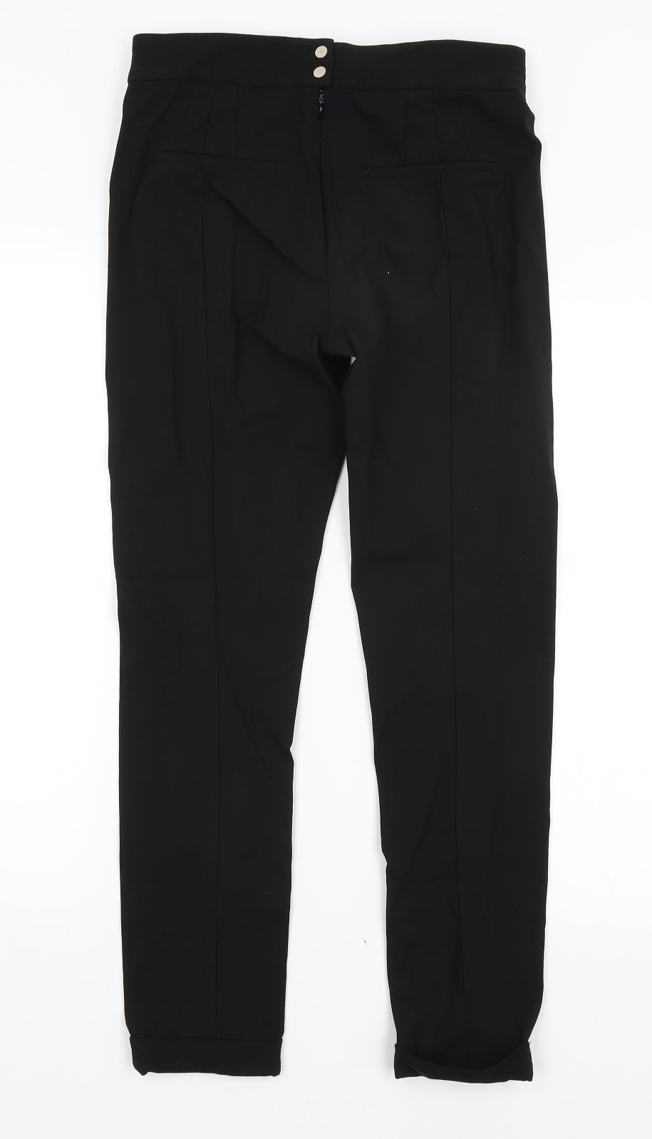 H&M Womens Black   Trousers  Size 10 L27 in