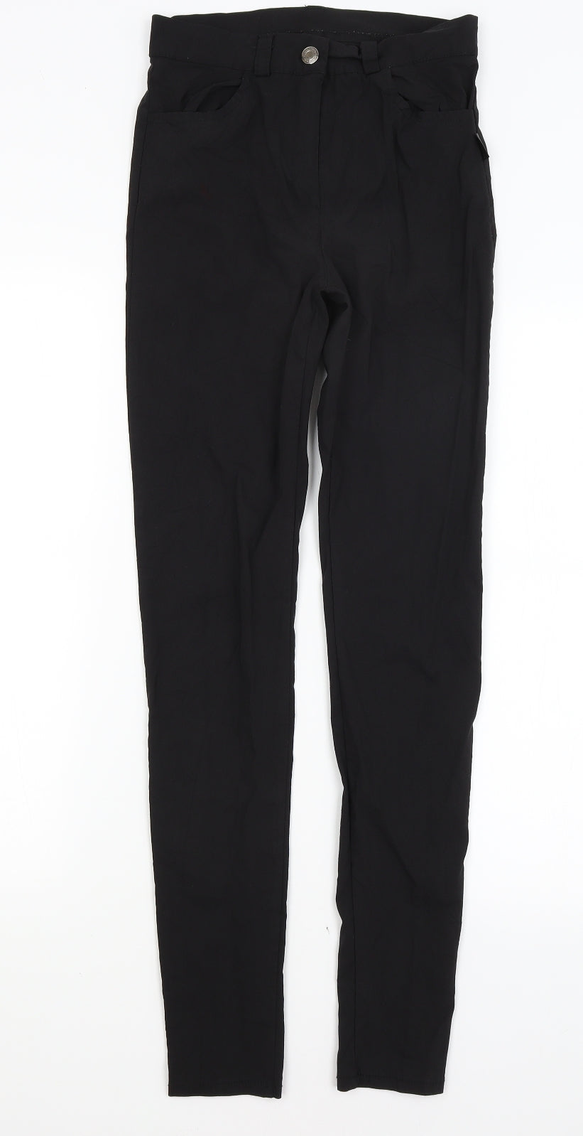 Reverse Womens Black   Trousers  Size 6 L30 in