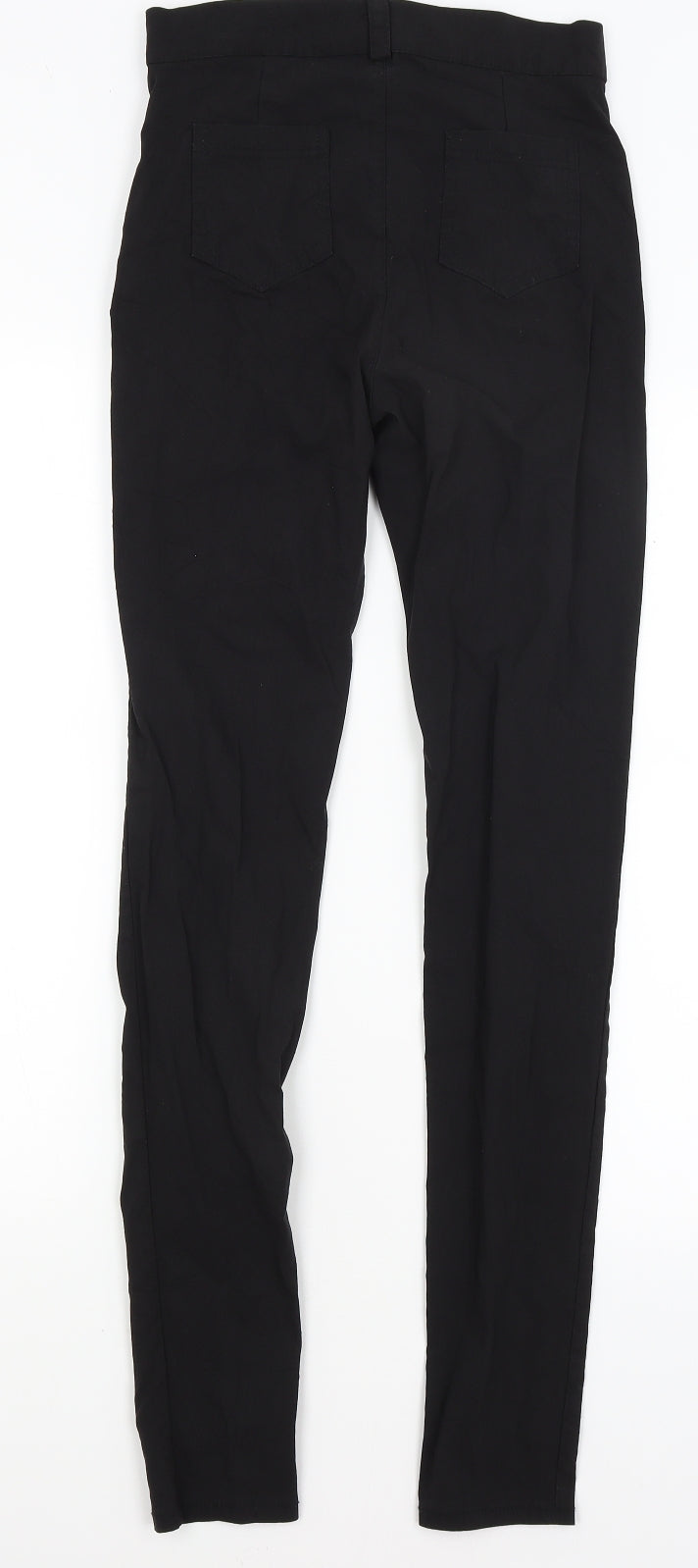 Reverse Womens Black   Trousers  Size 6 L30 in