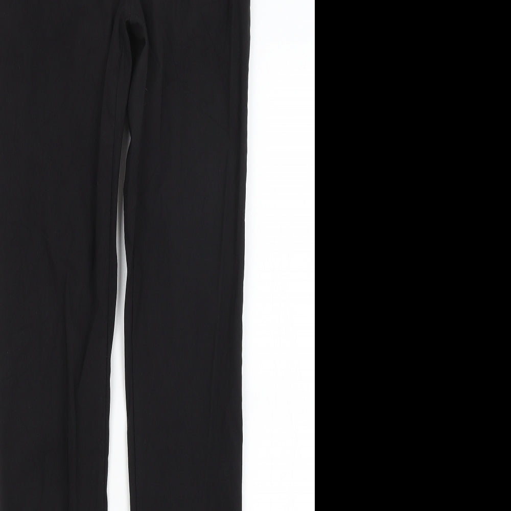 Reverse Womens Black   Trousers  Size 6 L30 in