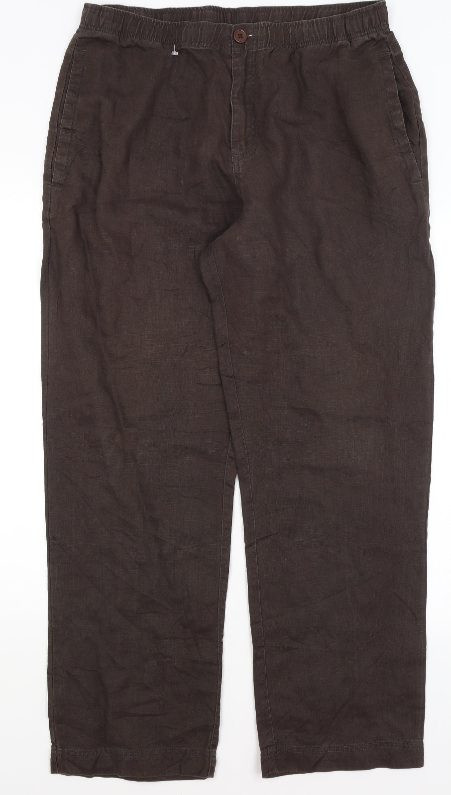 Cotton Traders Mens Brown   Trousers  Size 34 in L29 in