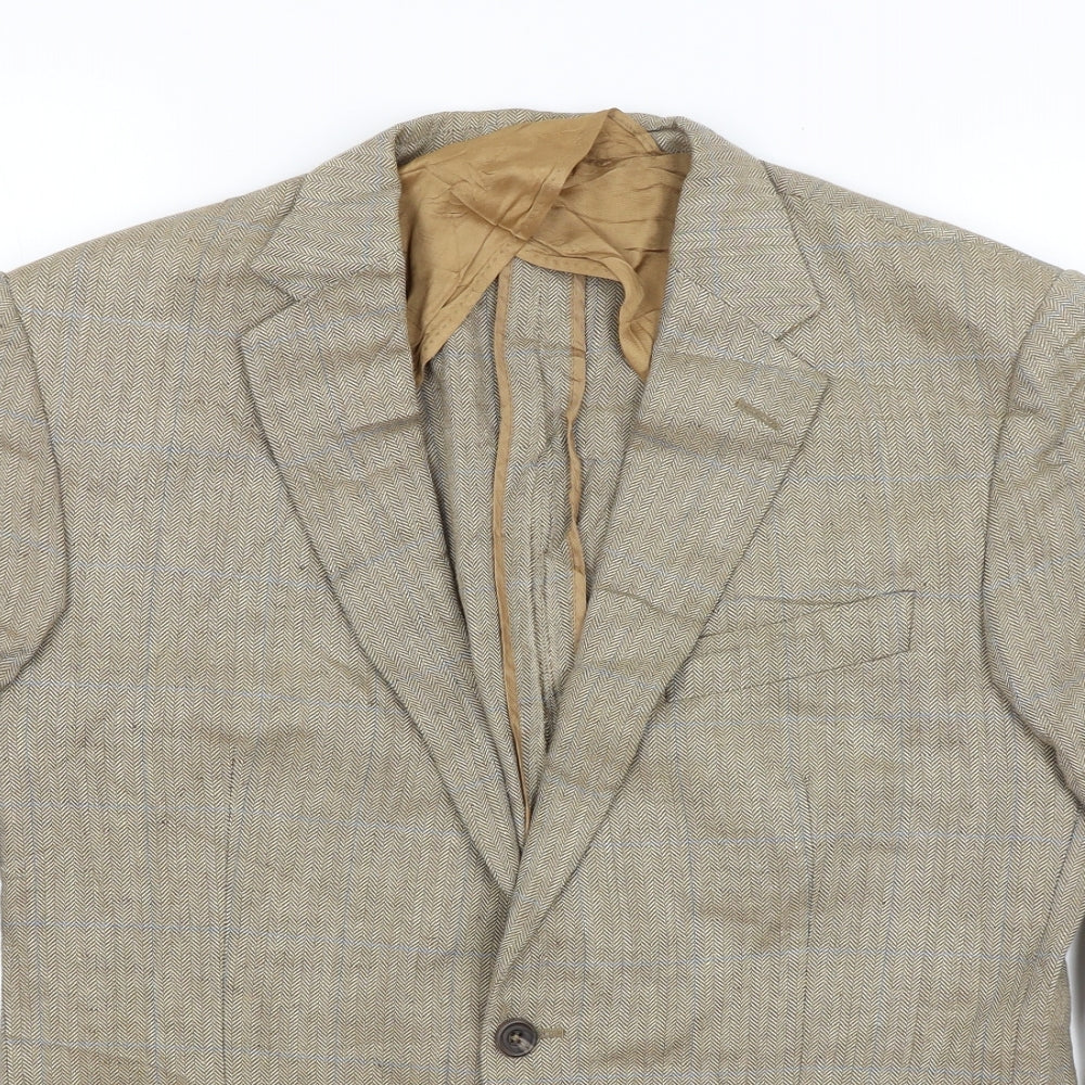 Chester Barrie Mens Brown   Jacket Blazer Size L