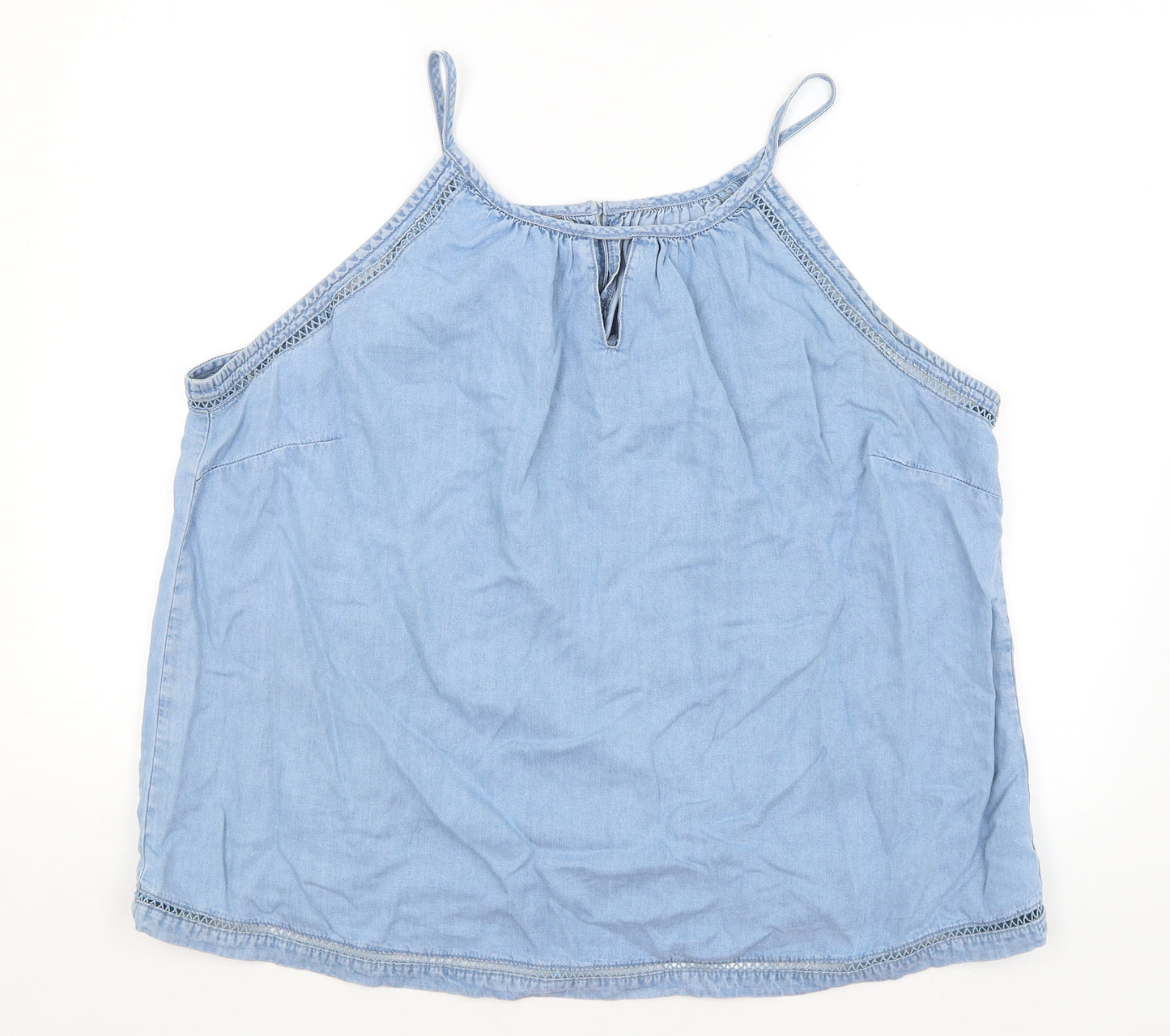 Nutmeg Womens Blue   Camisole Tank Size 22