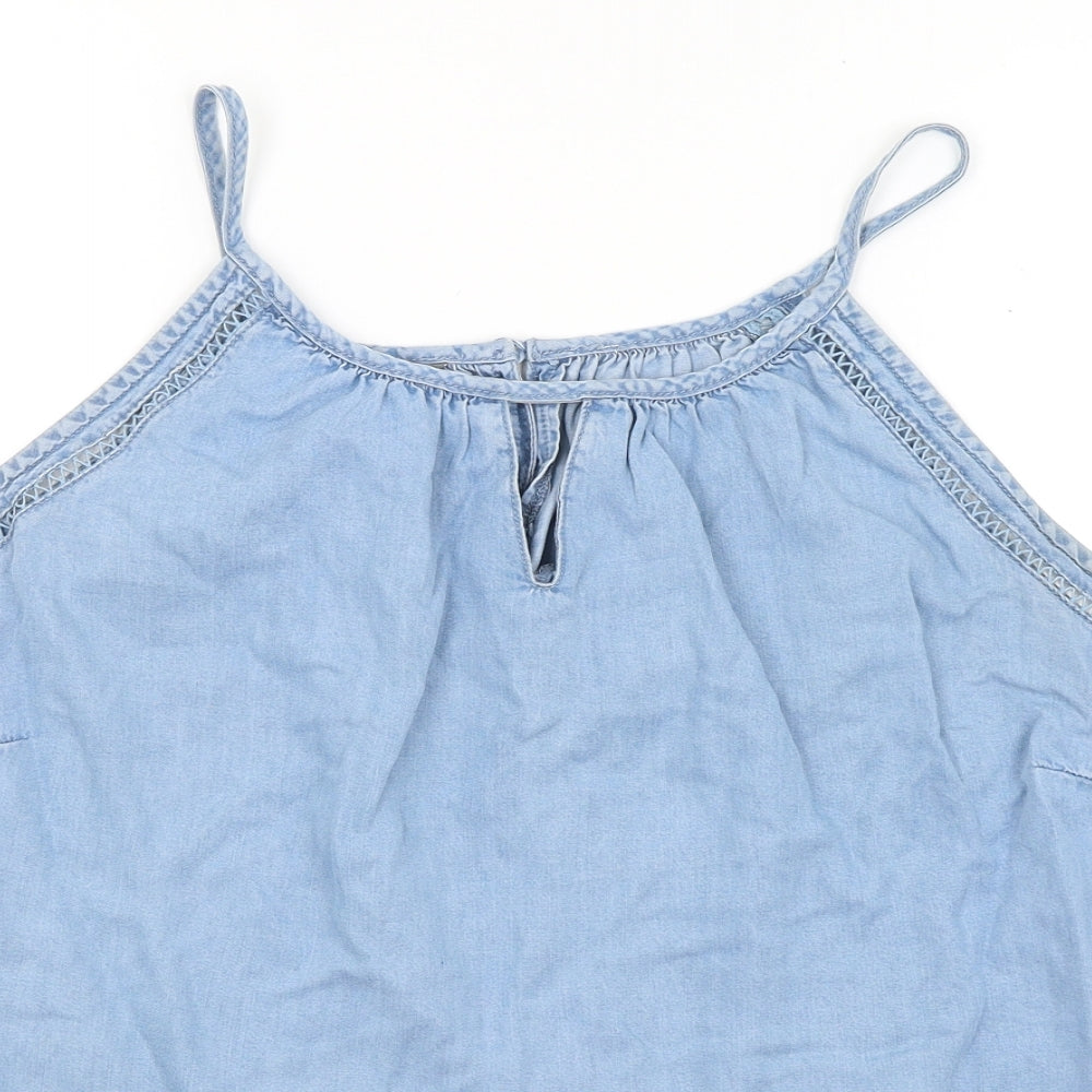 Nutmeg Womens Blue   Camisole Tank Size 22