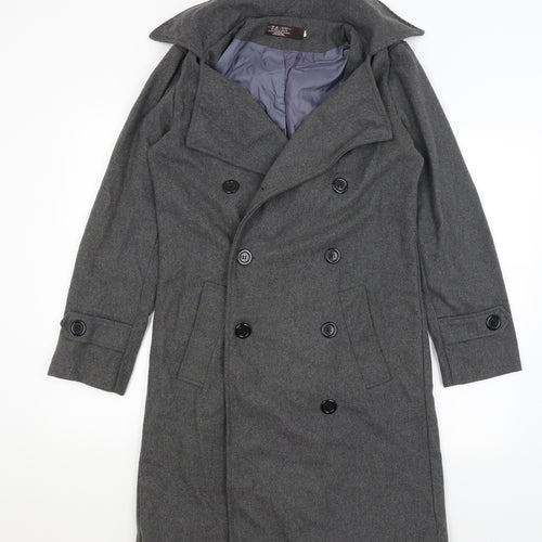 1990 Womens Grey   Overcoat Coat Size M