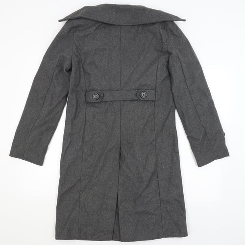1990 Womens Grey   Overcoat Coat Size M