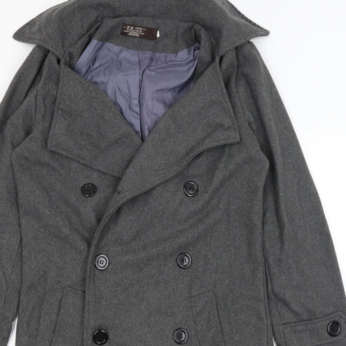 1990 Womens Grey   Overcoat Coat Size M