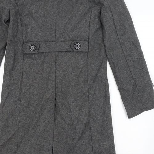 1990 Womens Grey   Overcoat Coat Size M