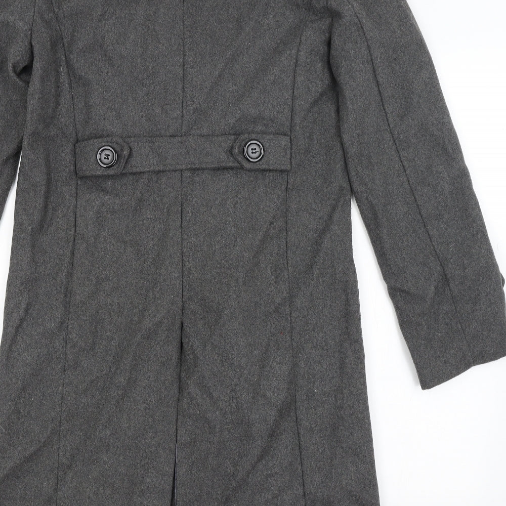 1990 Womens Grey   Overcoat Coat Size M
