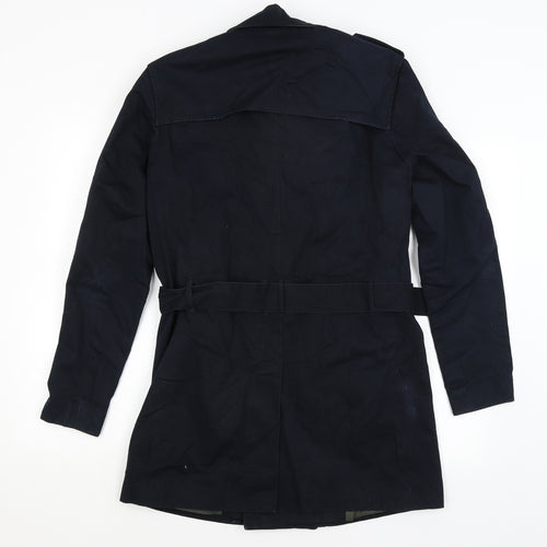 River Island Womens Blue   Overcoat Coat Size S