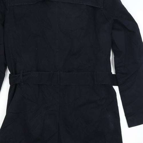 River Island Womens Blue   Overcoat Coat Size S
