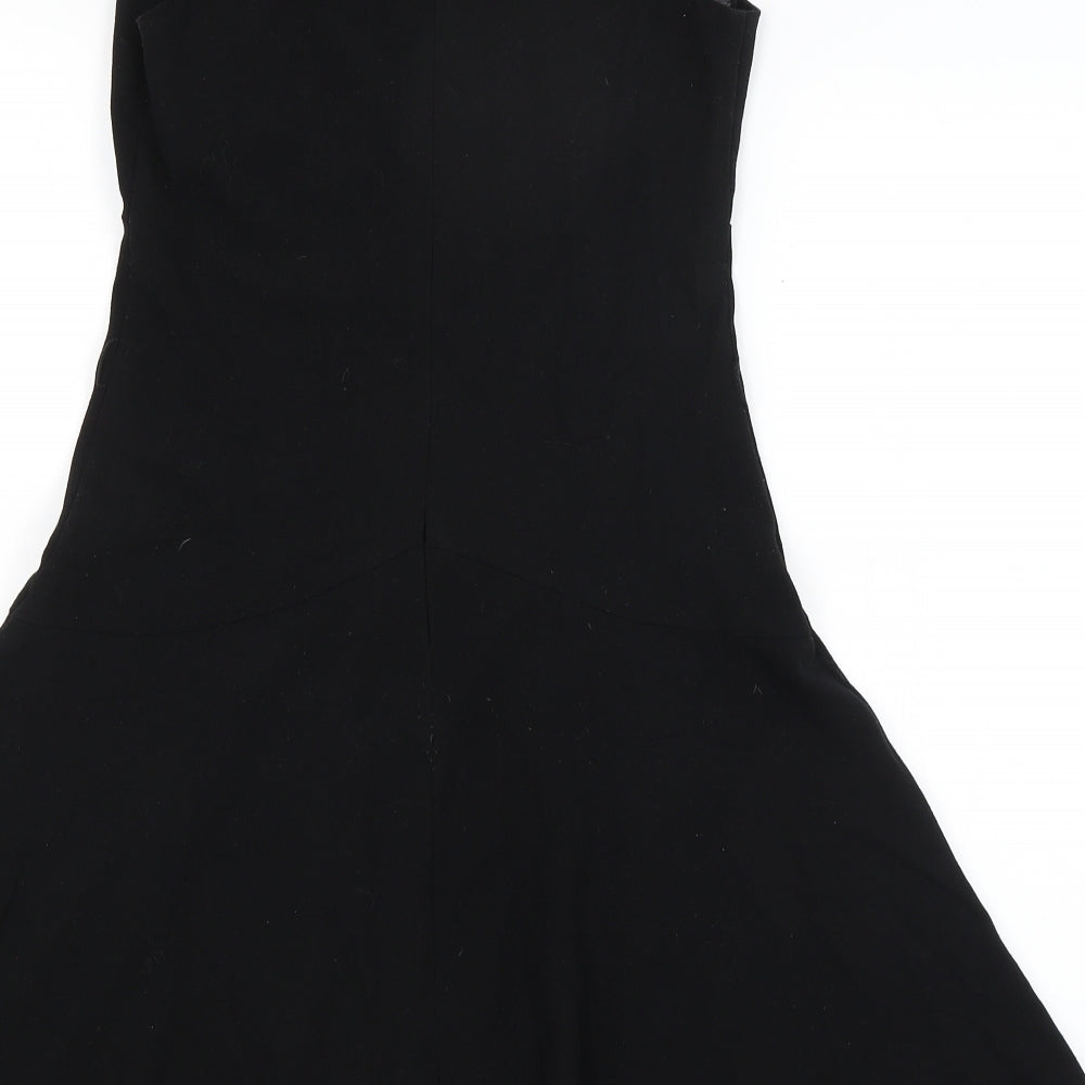 Topshop Womens Black   Fit & Flare  Size 10