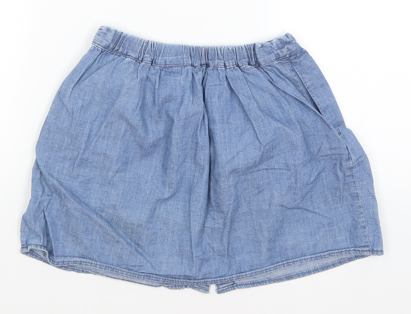 H&M Girls Blue   Mini Skirt Size 7-8 Years